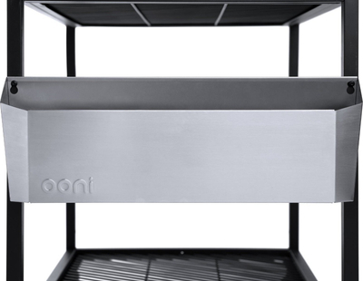Kuti ruajtje Ooni Utility Box Medium, çelik inox, për tavolinë modulare, ngjyrë argjend