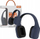 Kufje Somostel CK15, Bluetooth 5.0, Over Ear, blu