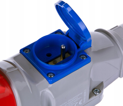 Електричен сет TAREL 1x16A 5P 400V, излез 230V, сив