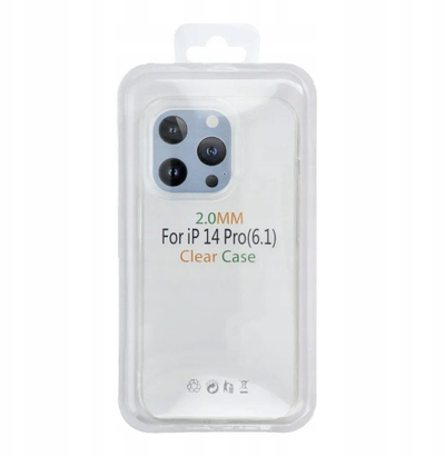 Mbulesë telefoni OEM për iPhone 17 Air Pro, TPU 2 mm, transparente