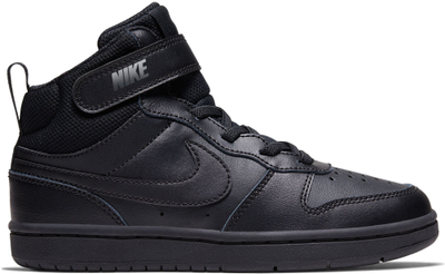 Atlete për kalamoj Nike Court Borough Mid 2, me lidhëse elastike, me rrip me ngjitës, të zeza