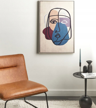 Tablo murale Beliani BINETTO, kanavacë 63x99cm, motiv abstrakt, shumëngjyrësh