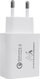 Karikues rrjeti Maclean MCE485W, 20W PD QC 3.0, USB edhe USB C, i bardhë