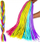 Синтетички плетенки Soulima Rainbow Braids 23571, 60 cm, повеќебојни