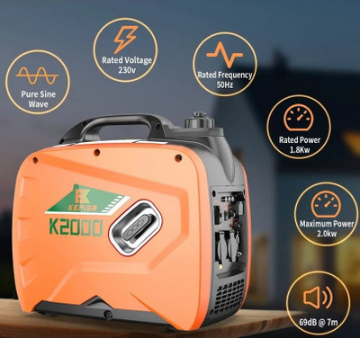 Gjenerator inverter Kepism K2000, 2kW, 230V, porta USB