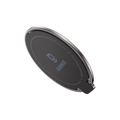 Mbajtëse magnetike Baseus Finger Ring, MagSafe, rrotullim 360°, argjendtë