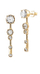 Vathë për femra GUESS JUBE01403JWYGT/U, të artë/transparent