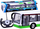 Autobus lodër me telekomandë RC0336, radio kontroll 27MHz, LED, i bardhë me jeshile