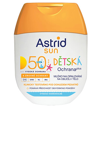 Krem mbrojtës ndaj diellit Astrid Children kAST308, SPF 50, 60 ml