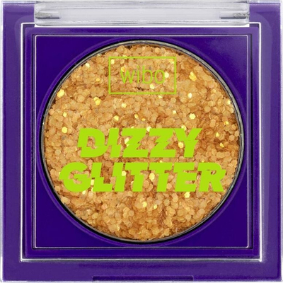 Hije sysh me shkëlqim Wibo Dizzy Glitter 2, 2g, e artë