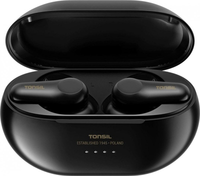Слушалки без жица Tonsil T65BT, блутут, со микрофон, црни