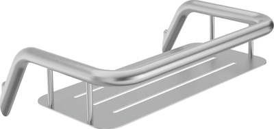 Raft dushi muri Deante SILIA ADI_F551, çelik inox, përfundim çelik i furçuar, argjendtë