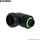 Adapter rotullues Barrow Multi link 90°, për tuba hard 14mm, G1/4, i zi