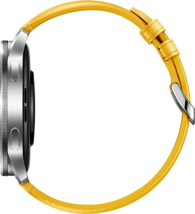 Rrip ore Xiaomi Watch Strap Chrome, lëkurë artificiale, i verdhë