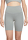 Leggins Yoga Nike NY për femra, Dri FIT, bel i lartë, gri