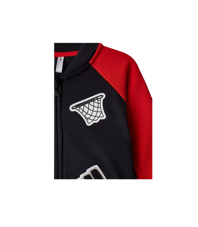 Trenerka set për fëmijë Adidas, e bardhë/e kuqe/e zezë