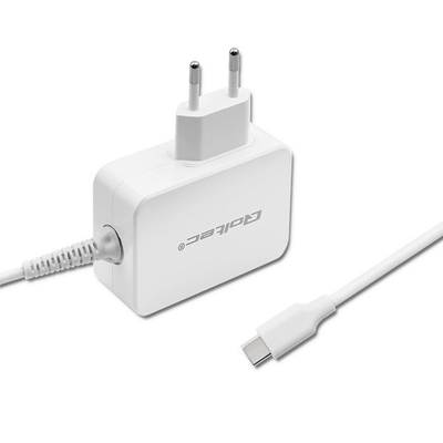 Adapter rryme Qoltec 51039, 65W, USB Type C, i bardhë