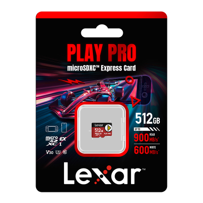 Lexar PLAY Pro microSD Express 7.1 512GB kartë memorjeje