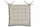 Jastëk karrige STOF Quilted Chair Cushion Ties, 38x38 cm, pambuk liri, bezhë
