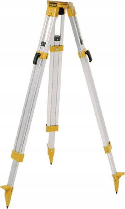 Tripod për nivel lazer DeWalt DE0736, alumin, filetimi 5/8", i verdhë