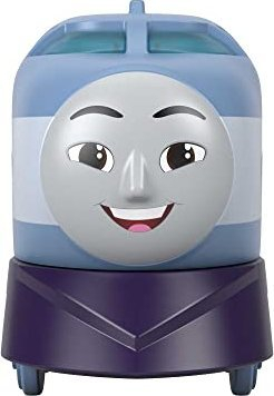 Tren lodër metal Fisher Price Thomas &amp; Friends Kenji, me shtytje, me vagon, blu gri