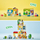 Lodra me lego ndërtimi LEGO Duplo Town Life in Kindergarten 10992, edukative, për kalamoj 2+