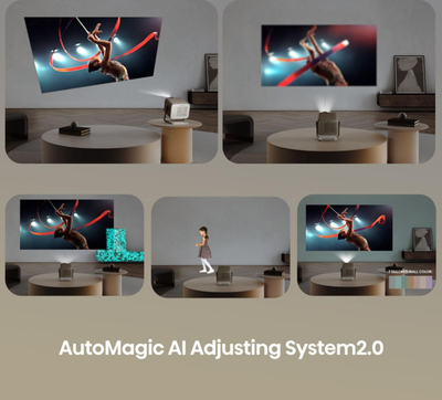 Projektor Hisense M2 Pro, portativ, rezolucion i lartë, argjendtë