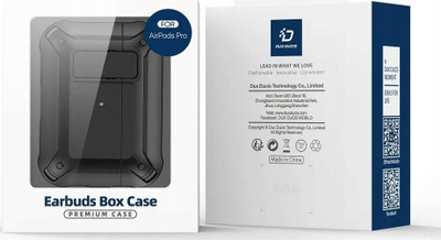 Mbrojtëse Dux Ducis Peco për AirPods 3, armor case, e zezë