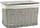 Set arka organizuese Lumarko, 3 copë, shporta të thurura, gri