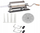 Mbushës për salsiçe Klausberg KB-7929, 5 kg, horizontal, çelik inox