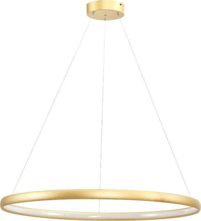 Llambë varëse tavani Netlighting Carlo, me LED të integruara, 4000K 1560lm, ngjyrë flori
