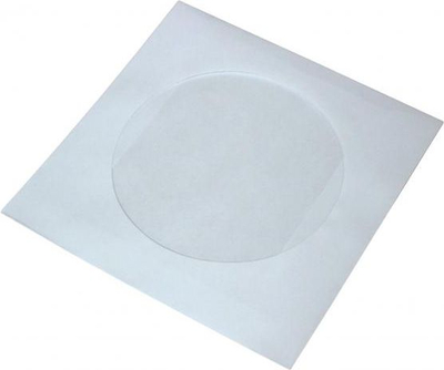 Zarf letre për CD, me dritare, i bardhë