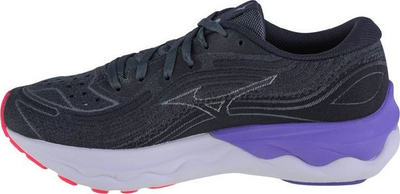 Atlete vrapimi Mizuno Wave Skyrise 4 W, për goca, për asfalt, gri me vjollcë