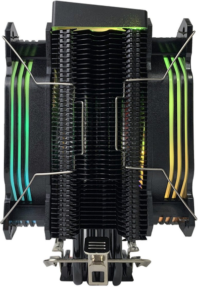 Ftohës CPU Rampage Octagon C60, 2x 120mm, TDP 180W, i zi
