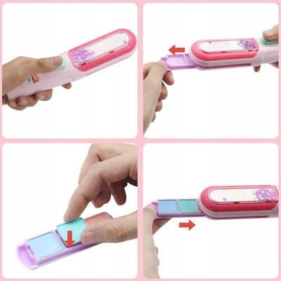 Сет за фризер за деца Bigtoys BZP7839, аксесоари за стилизирање коса, шарен