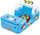Pishinë fryrëse me topa Bestway Smilin' Safari, 117 x 76 x 61cm, 25 topa, blu