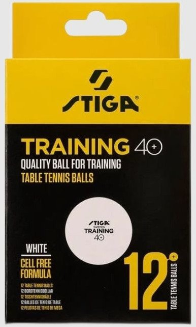 Topa pingpongu JOOLA Ball Training 40+, set 12 copë, të bardhë