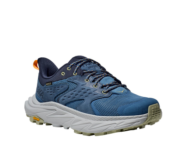 Këpucë malore për meshkuj HOKA Anacapa 2 Low GTX, GORE TEX, Vibram, gri