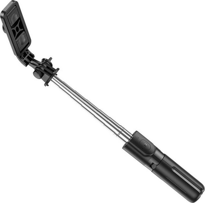 Tripod mini për telefon HOCO K17, i hapshëm, me telekomandë, ngjyrë e zezë