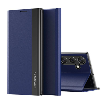 Kapak telefoni Hurtel New Sleep Case për Samsung Galaxy A56, bojë me funksion qëndrese, ngjyrë blu