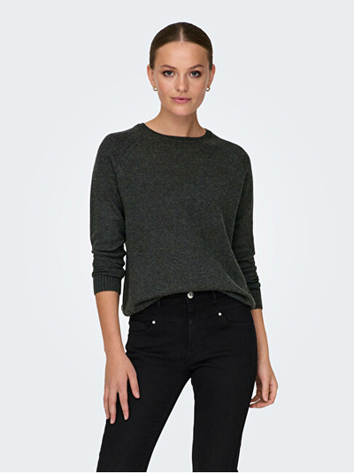 Triko ONLY ONLLESLY 15170427 Dark Grey Melange