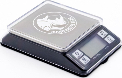 Кујнска вага Rhino Coffee Gear Dosing Scale RCGDOSE1000, капацитет 1kg, прецизност 0.1g, црна