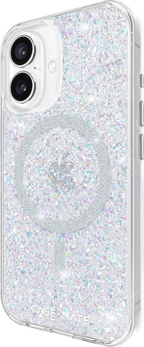 Mbështjellës Case-Mate Twinkle Disco për iPhone 16 Pro Max, MagSafe, me shkëlqim, transparent