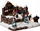 Dekor skenë Krishtlindjesh me LED Nativity Scene Ice Rink, 14x19cm, me bateri, shumëngjyrësh