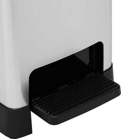 Kанта за отпадоци со педала 5five Simply Smart, 40L, пластика, сива