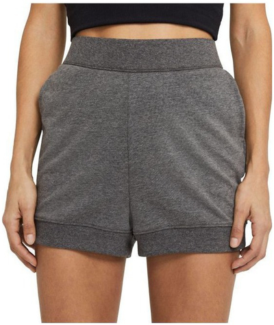 Шорц Nike Yoga Core French Terry за жени, памук, сив