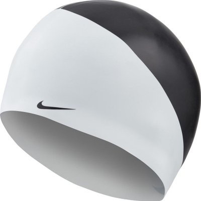 Kape noti Nike Swimming Cap Os Slogan, silikon, bardh e zi