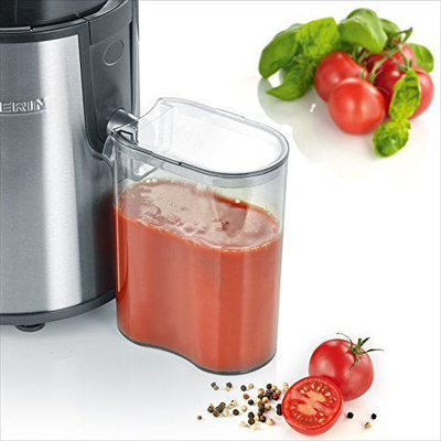 Shtrydhëse frutash e perimesh Severin, 400 W, 500 ml, i zi / hirtë