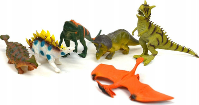 Set lodrash me dinosaurë, lojë edukative për kalamaj, shumëngjyrësh