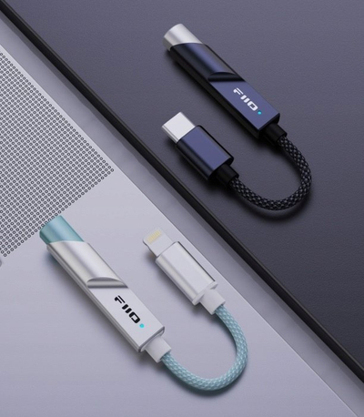 Amplifikator kufjesh FiiO KA11, DAC USB C, Hi Res, argjendtë